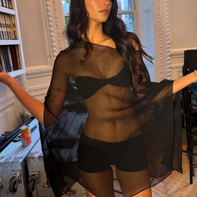 Sheer Chiffon Blouse