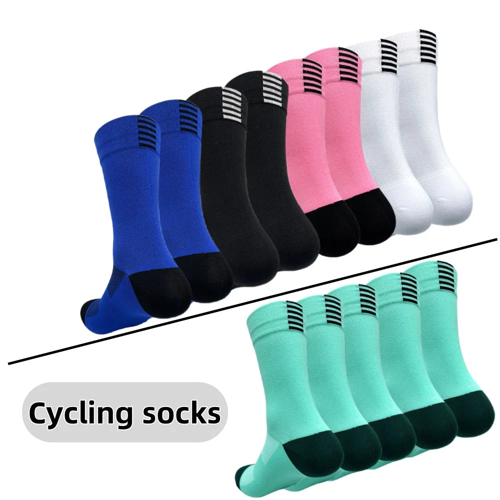 Quick-Dry Cycling Socks, 4 Pairs