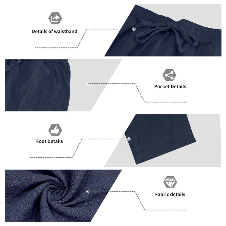Men's Polo Shirt & Straight-Leg Pants Set