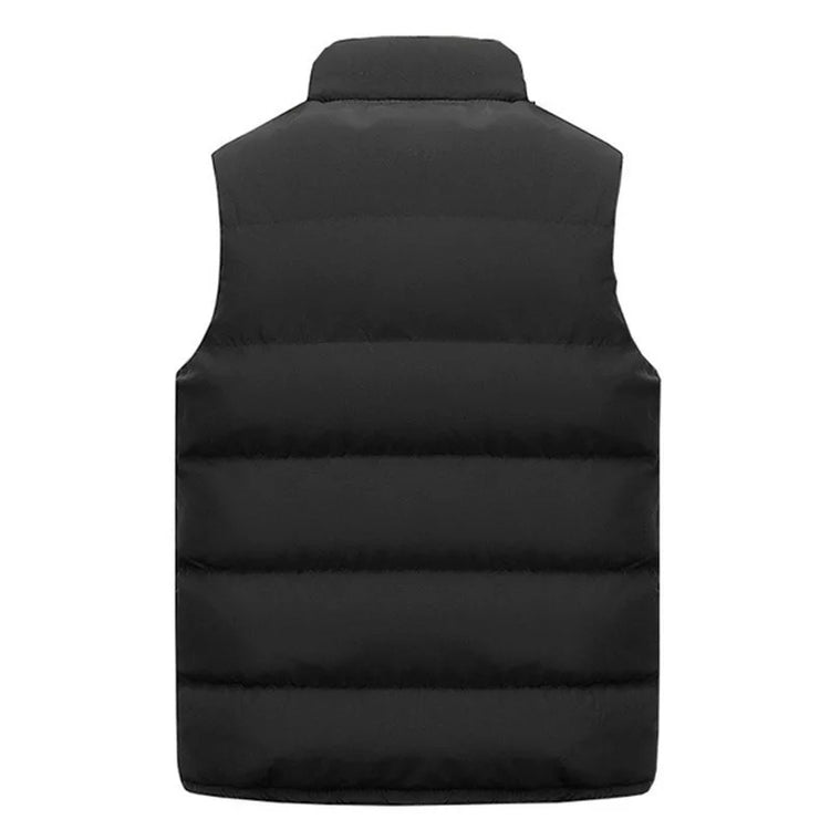 Men's Stand-Collar Vest Jacket