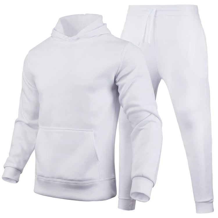 Men's Hooded Sweatshirt & Pants Set