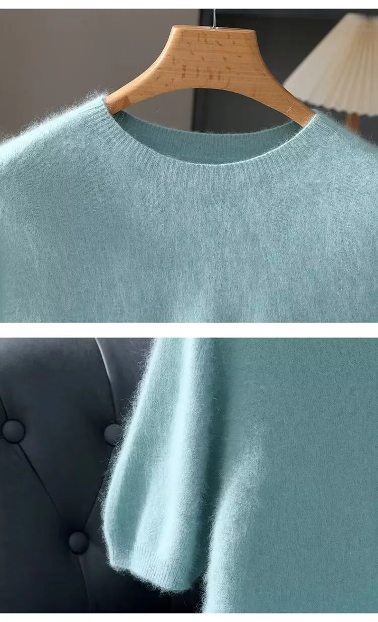 Men's Short-Sleeve Knit Sweater