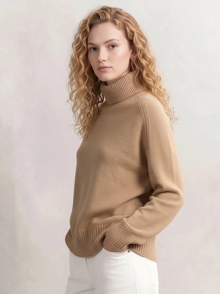 Oversized Chunky Turtleneck Sweater