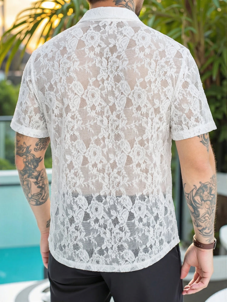 Men's Short-Sleeve Mesh Shirt