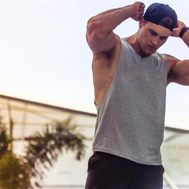 Men's Cut-Off Tank Top