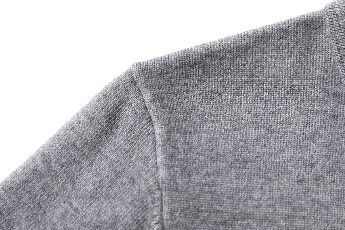 Men's Knit Polo Sweater