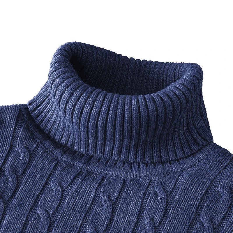 Men's Slim Turtleneck Sweater