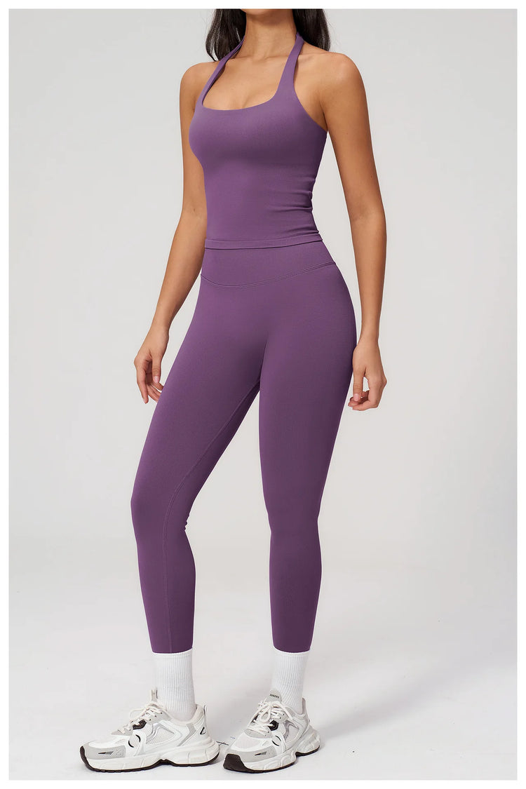 Slim Solid Two-Piece Set