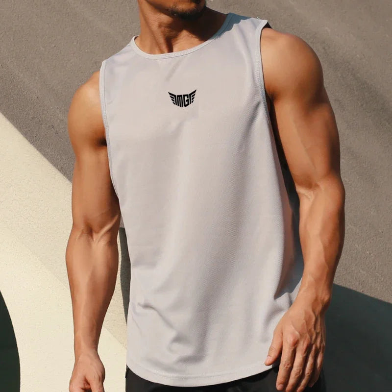 Men's Mesh Workout Tank Top