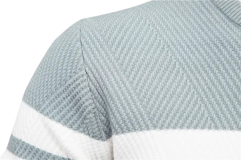 Men's Striped Knit Sweater