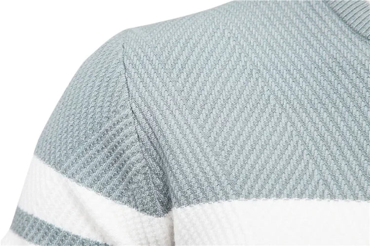 Men's Striped Knit Sweater