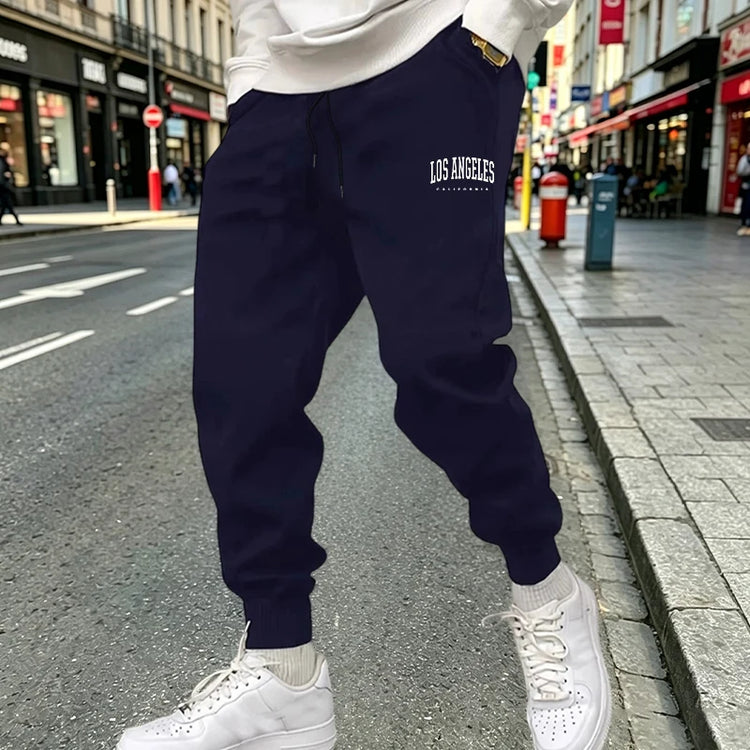 Men's Elastic-Waist Jogger Sweatpants