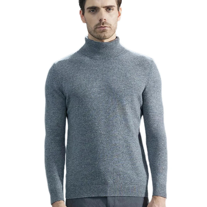 Men's Thick Turtleneck Sweater