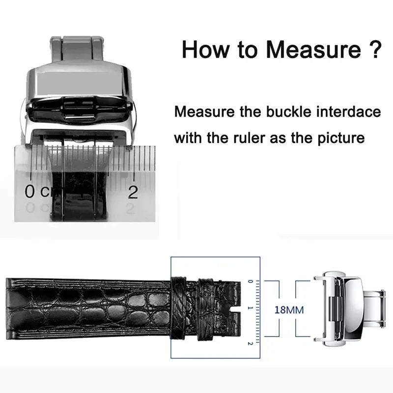 Watch Band Buckles 10mm 12mm 14mm16mm 20mm 22mm 24mm Stainless Steel Butterfly Buckle Polished Button Watchbands Clasp