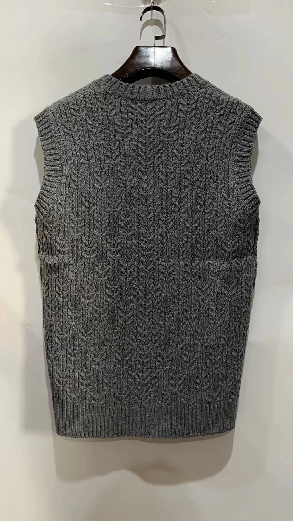 Men's Fleece V-Neck Sweater Vest
