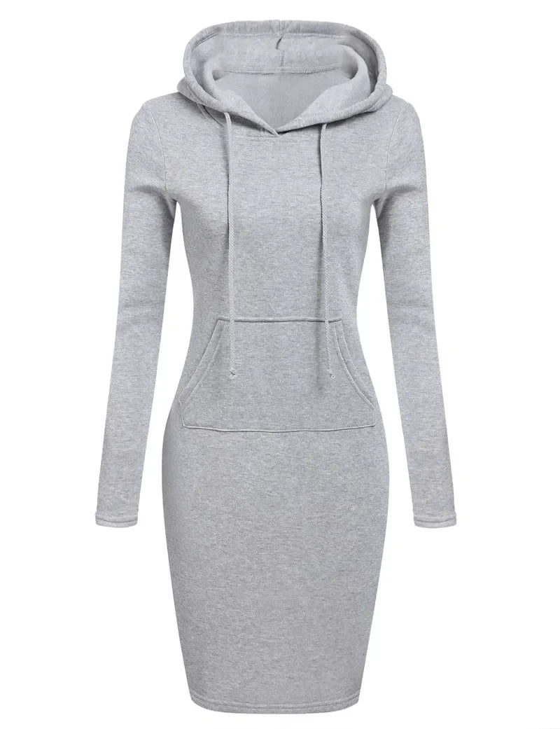 Hooded Sweatshirt Dress