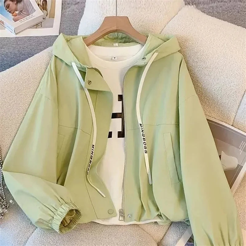 Hooded Windbreaker Jacket