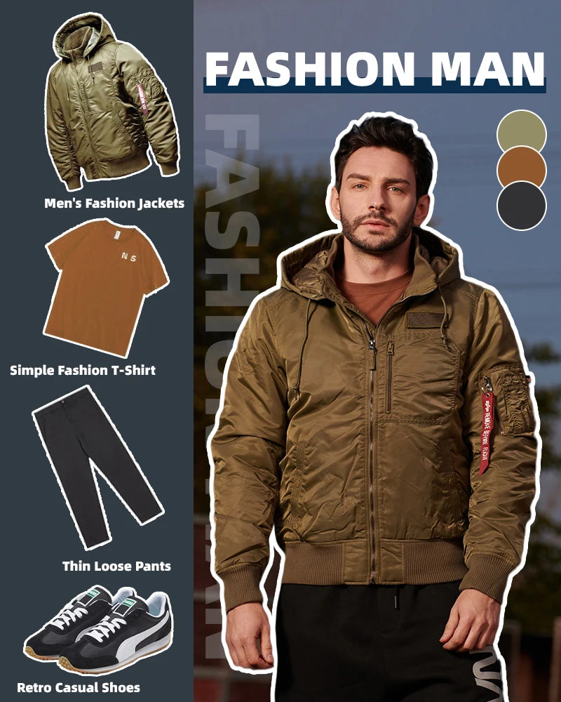 Men's Padded Winter Jacket
