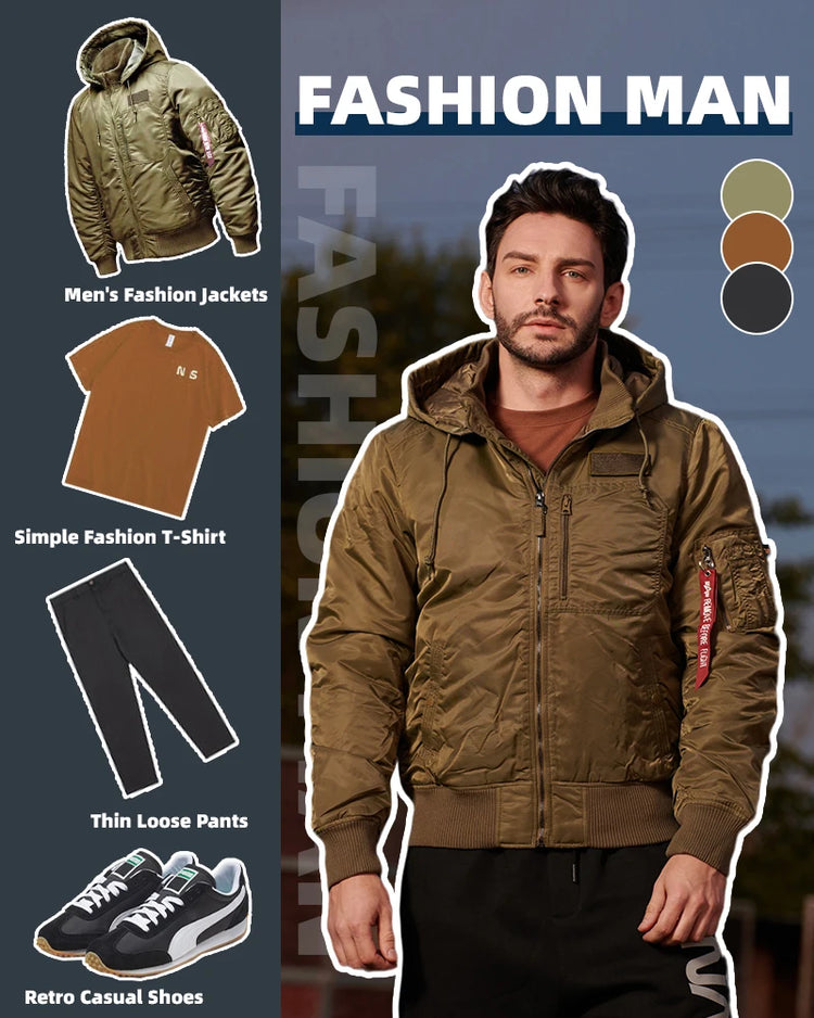 Men's Padded Winter Jacket