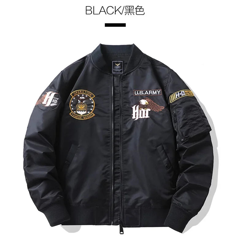 Men's Motorcycle Bomber Jacket
