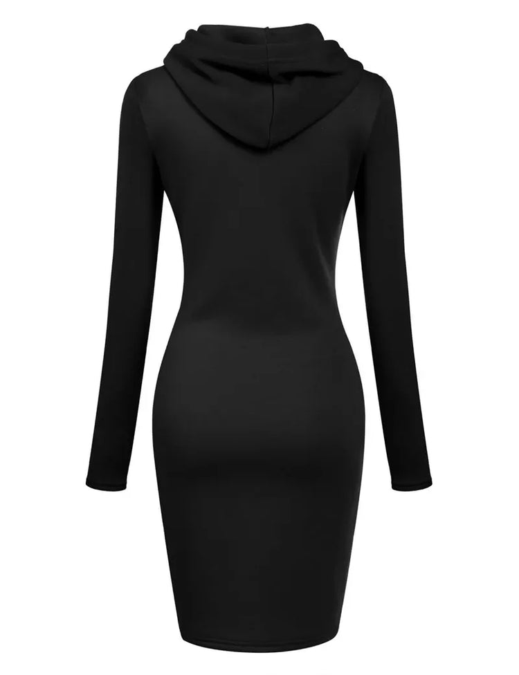 Hooded Sweatshirt Dress