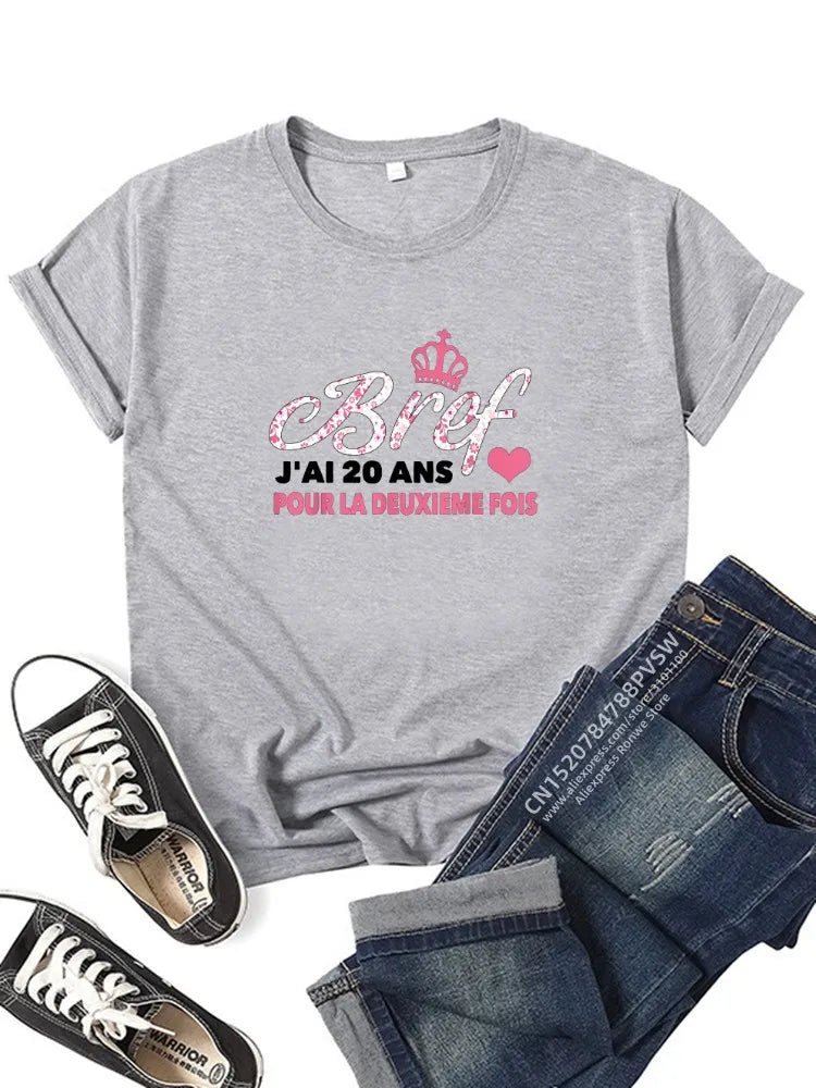 20th Birthday Graphic Tee Top