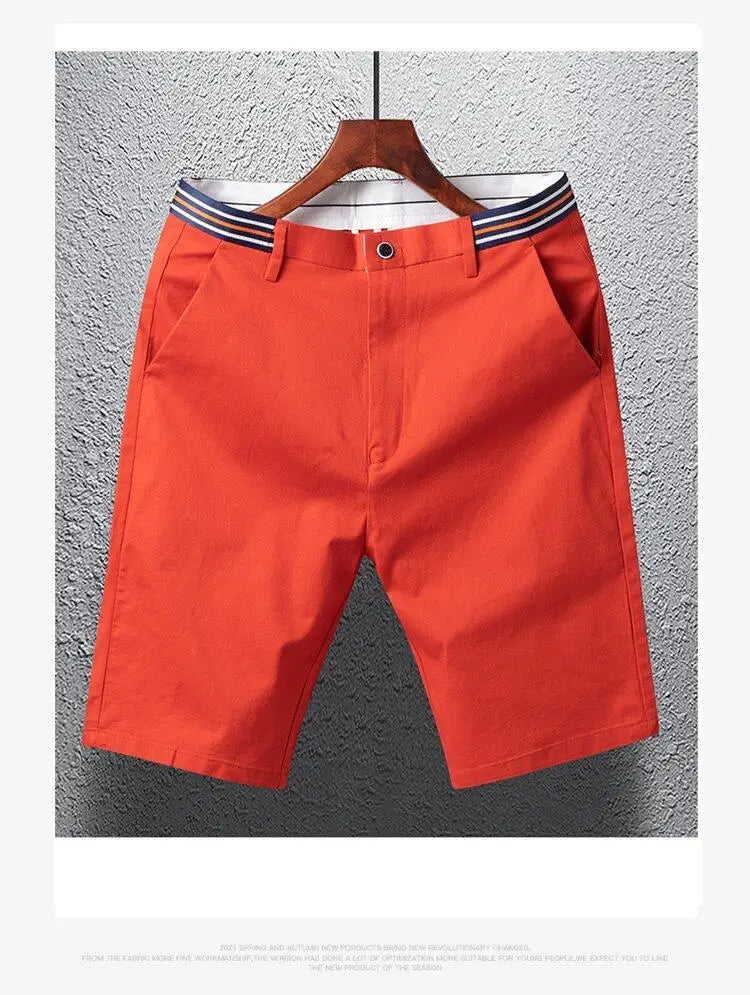 Men's Casual Elastic-Waist Shorts