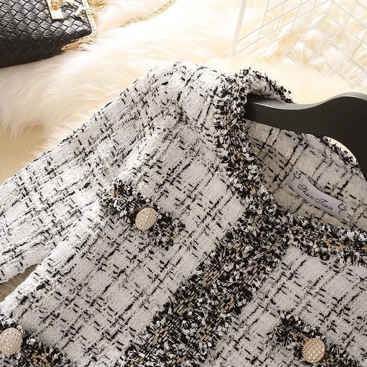 Short Tweed Coat