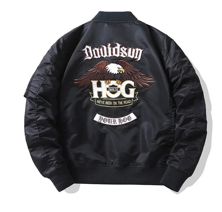 Men's Motorcycle Bomber Jacket