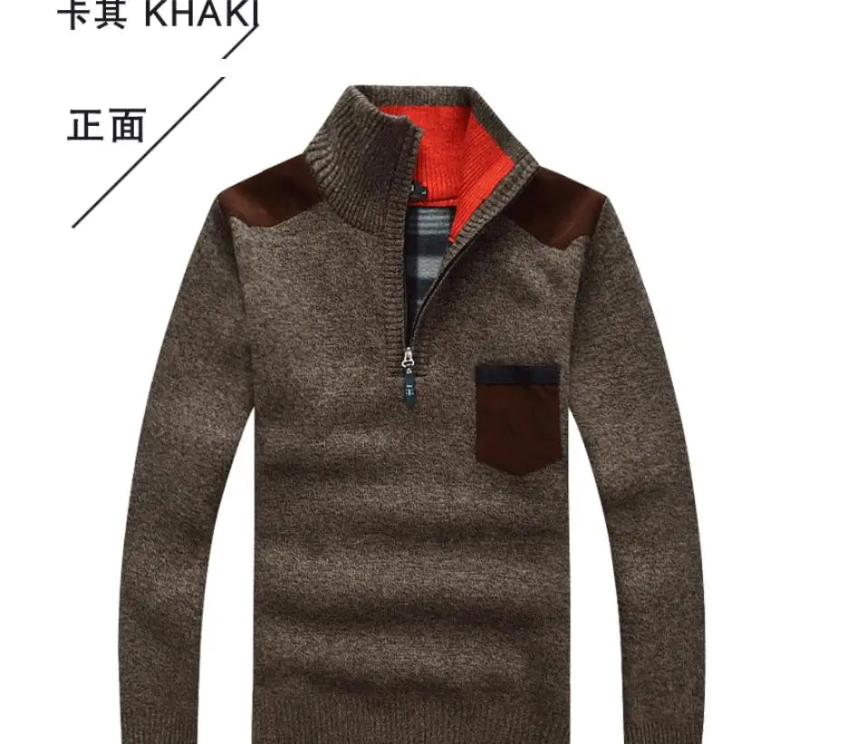 Men's Half-Zip Fleece Sweater
