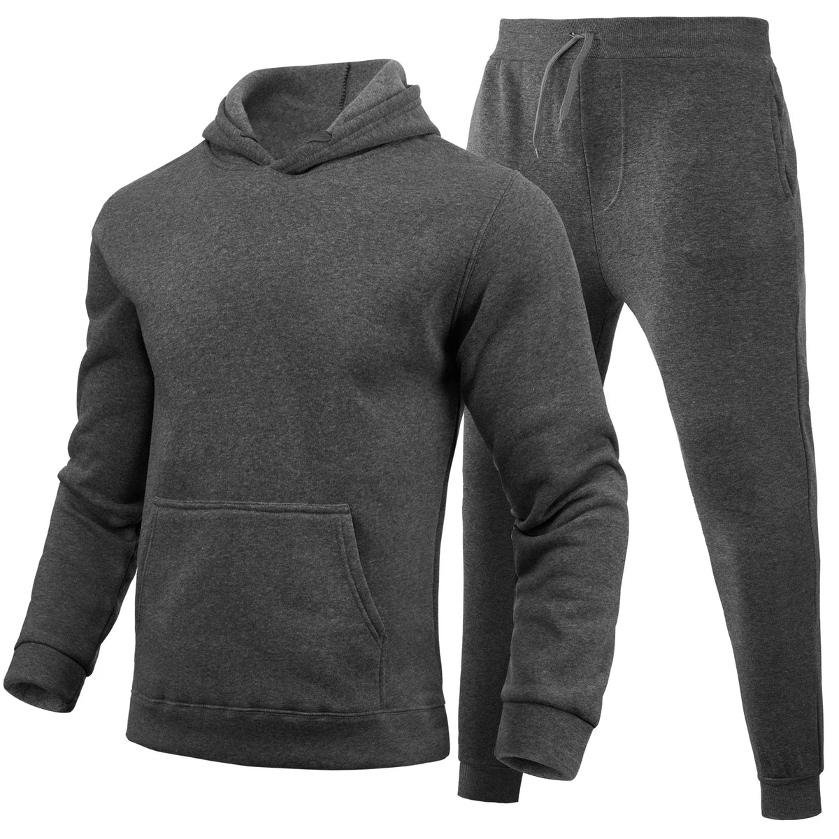 Men's Hooded Sweatshirt & Pants Set