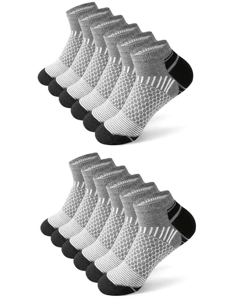 Men's Athletic Ankle Socks, 12 Pairs