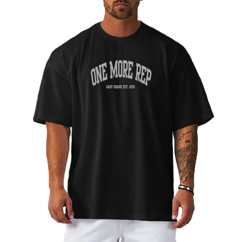 Men's Oversized Mesh T-Shirt