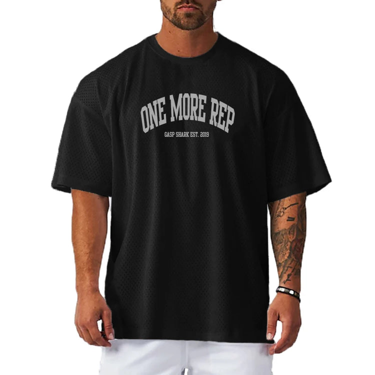 Men's Oversized Mesh T-Shirt
