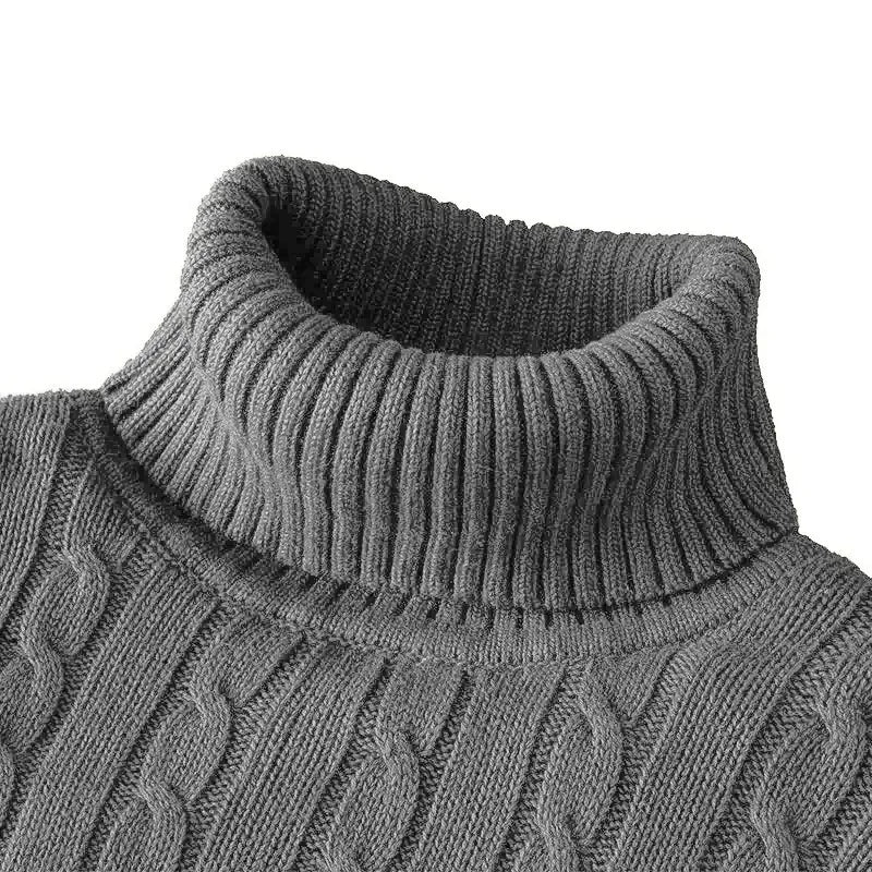 Men's Slim Turtleneck Sweater