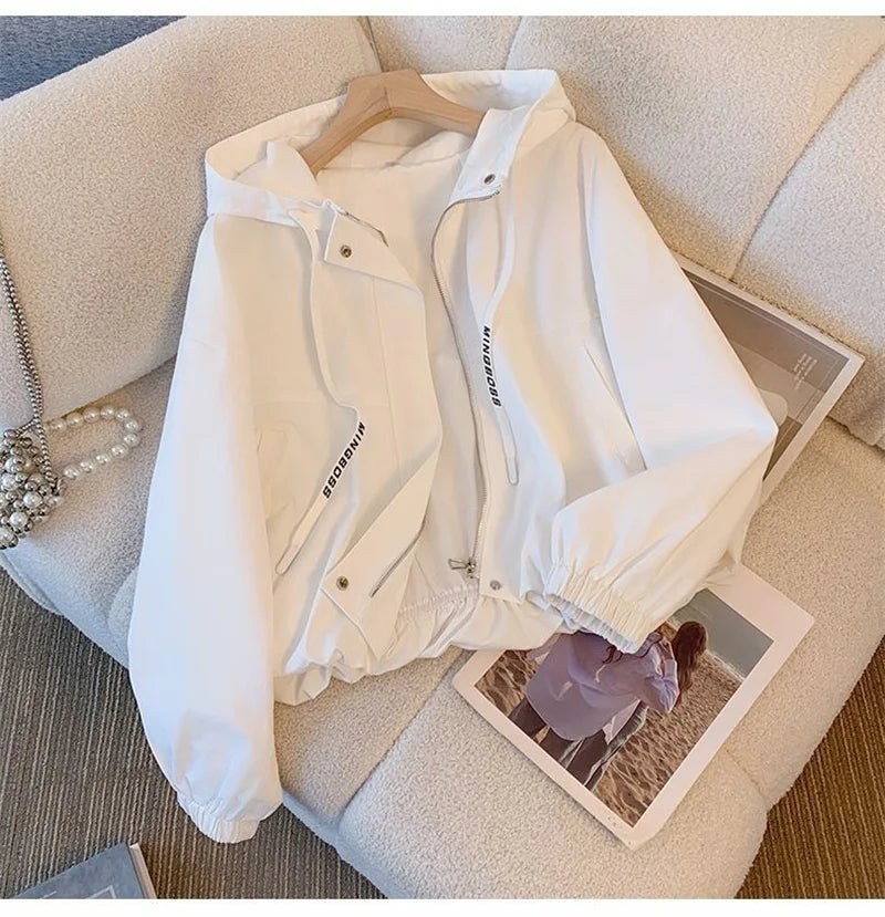 Hooded Windbreaker Jacket