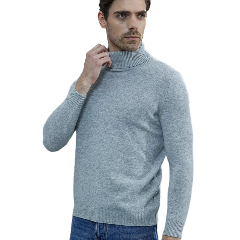 Men's Thick Turtleneck Sweater