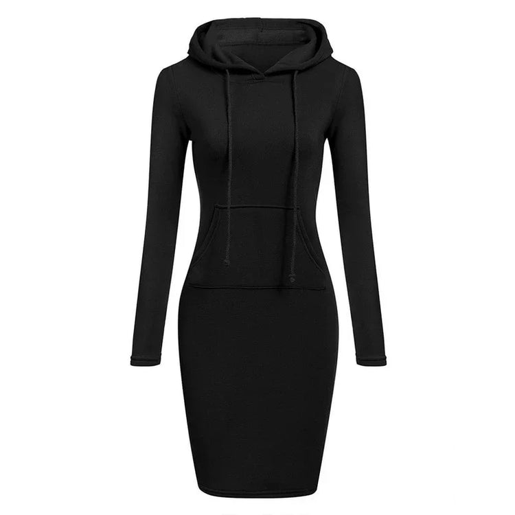 Hooded Sweatshirt Dress