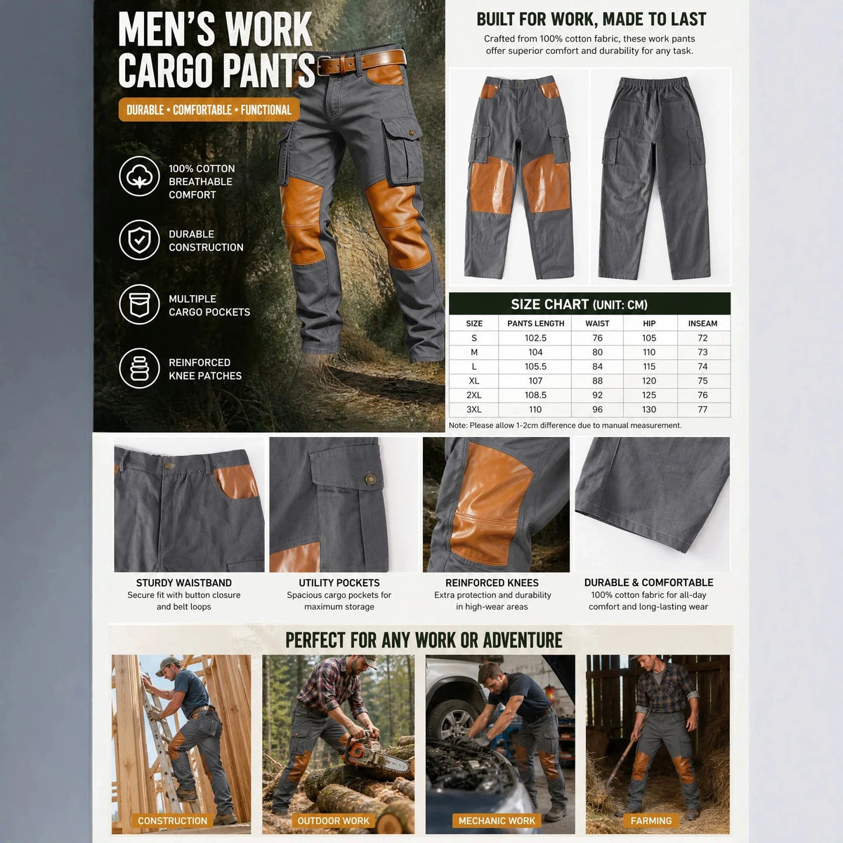 Men's Relaxed Cargo Pants
