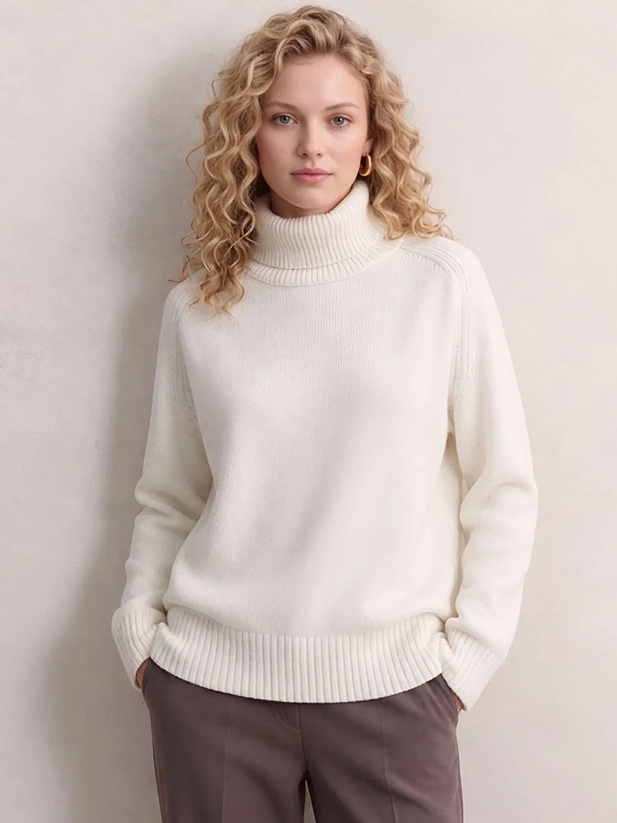 Oversized Chunky Turtleneck Sweater