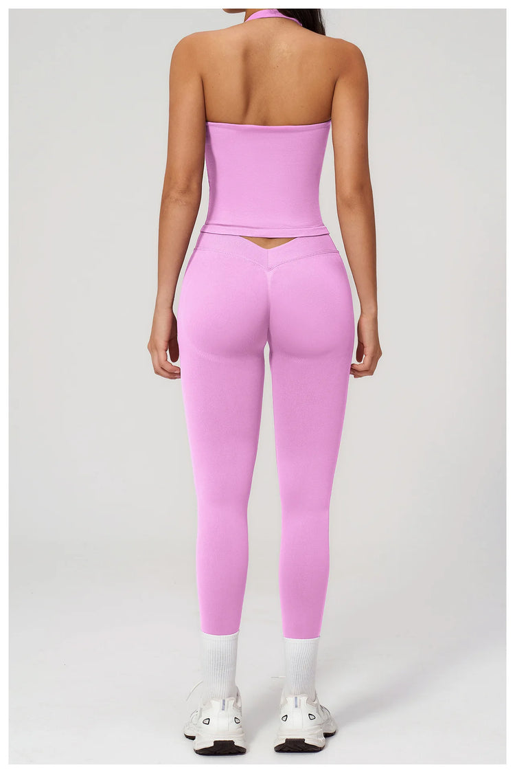 Slim Solid Two-Piece Set