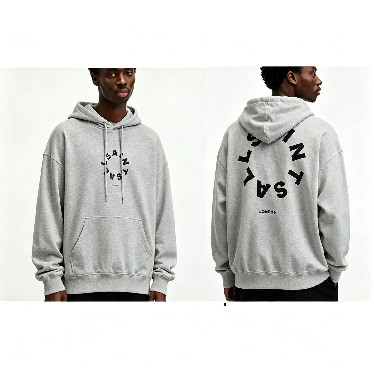 Men's and Women's Sweatshirts - Men's Casual Trendy Loose-Fitting Trendy Couple's Fashionable T-Shirts - Hooded Sweatshirts