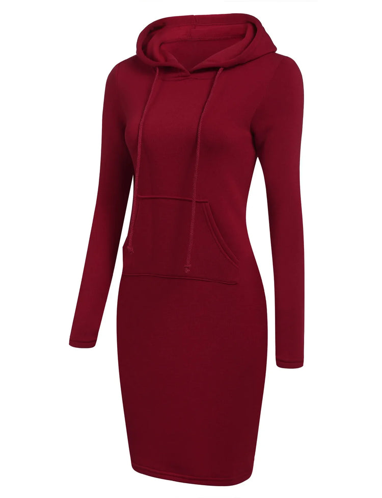 Hooded Sweatshirt Dress