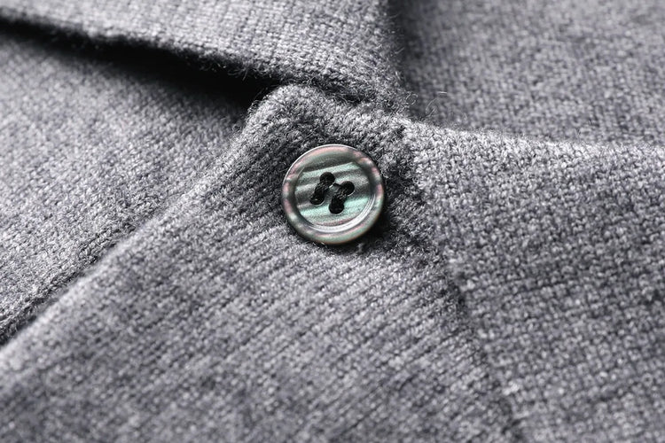 Men's Knit Polo Sweater