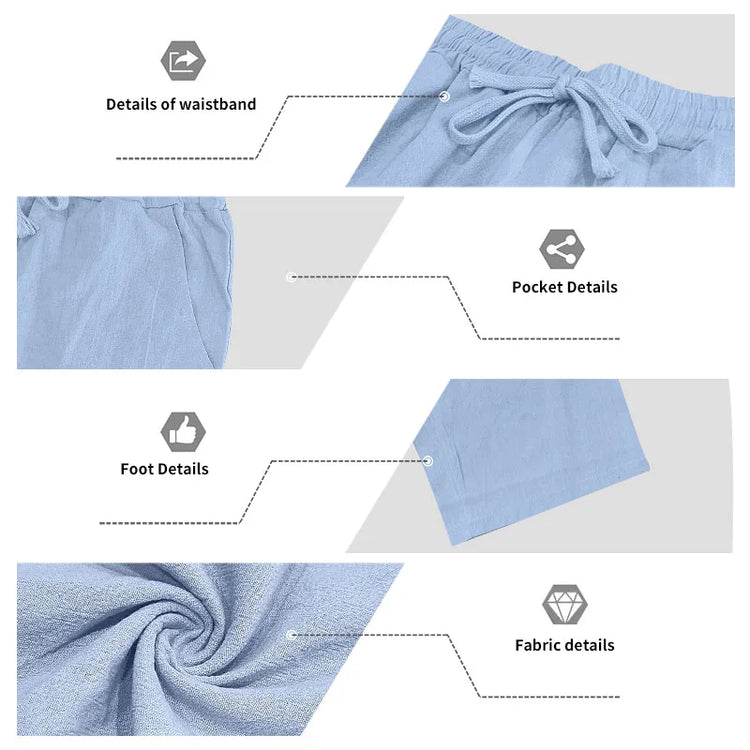 Men's Polo Shirt & Straight-Leg Pants Set
