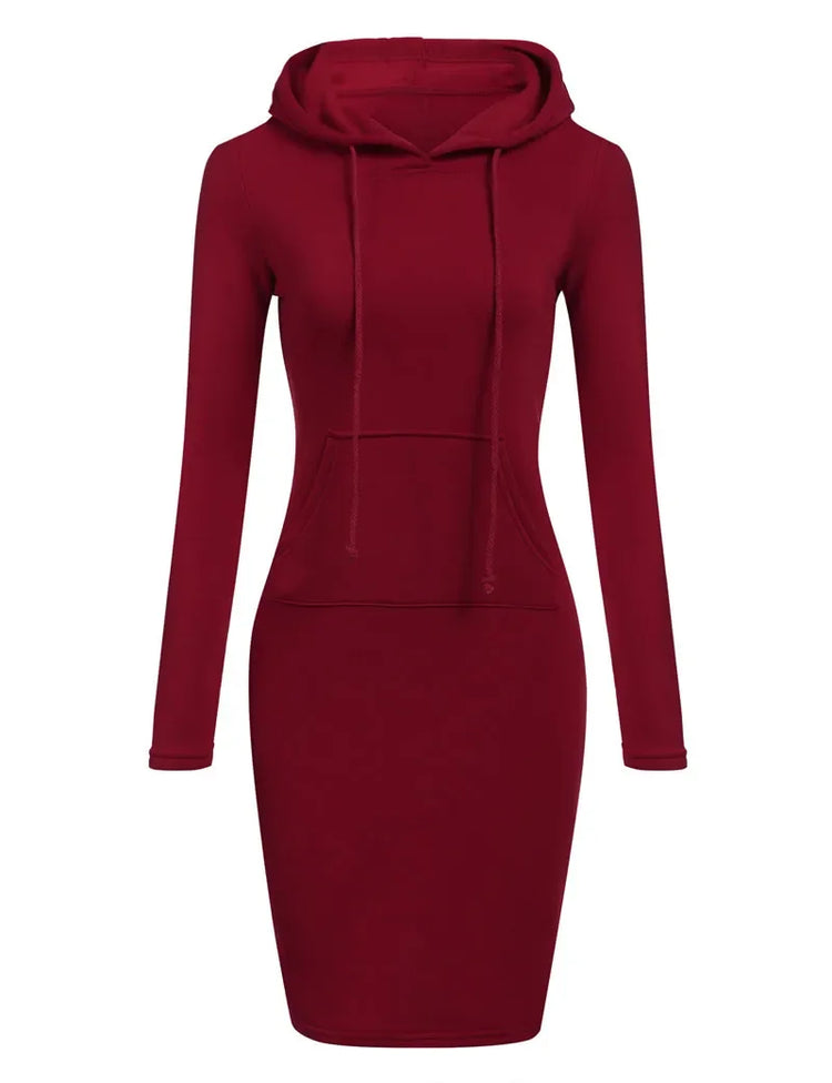 Hooded Sweatshirt Dress
