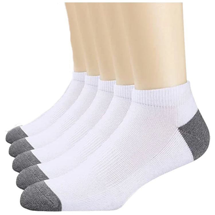 Men's Mid-Calf Sports Socks, 5 Pairs