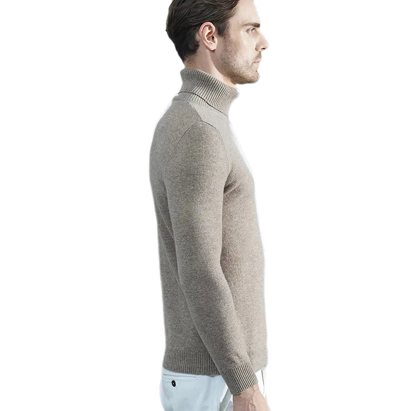 Men's Thick Turtleneck Sweater