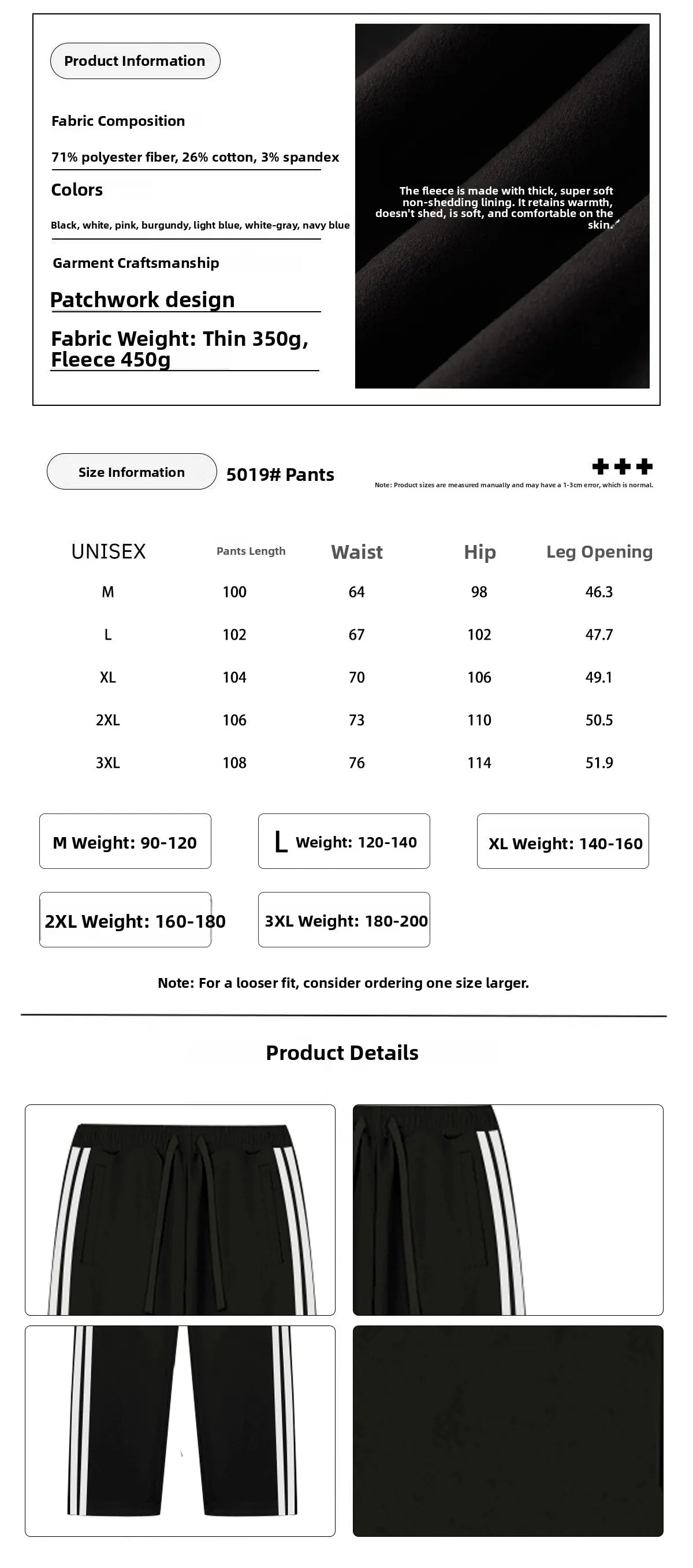 Women's Thickened Fleece Lined Sweatshirt And Pants Sporty Casual Outfit Two Piece Set Trendy Spring Autumn Winter Wear
