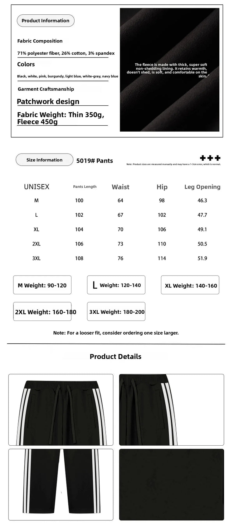 Women's Thickened Fleece Lined Sweatshirt And Pants Sporty Casual Outfit Two Piece Set Trendy Spring Autumn Winter Wear